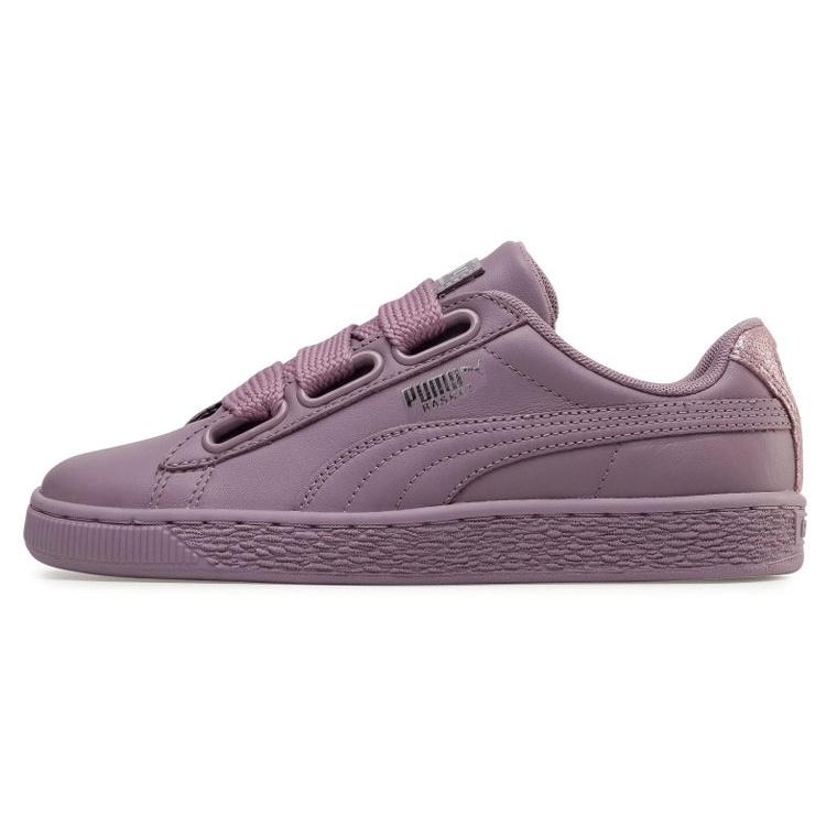 (WMNS) PUMA Basket Heart Bio Hacking Casual Board Shoes Purple Women s 369223-02 EU 38.5