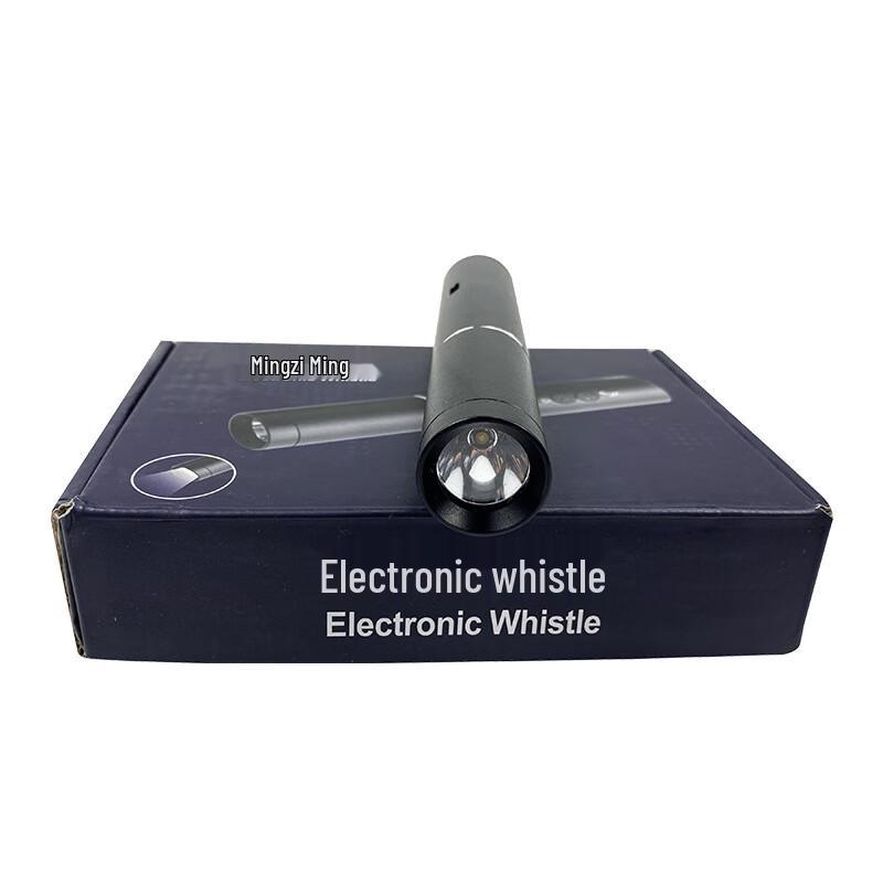 Multifunction Electronic Whistle Flashlight One Size
