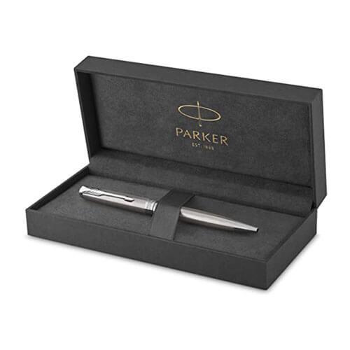 Parker Sonnet Stainless Steel Ballpoint Pen (Chrome Trim)