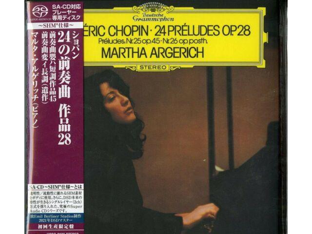 

[SHM-SACD] Chopin:24 Preludes Japan OBI Limited Edition Martha Argerich UCGG9196