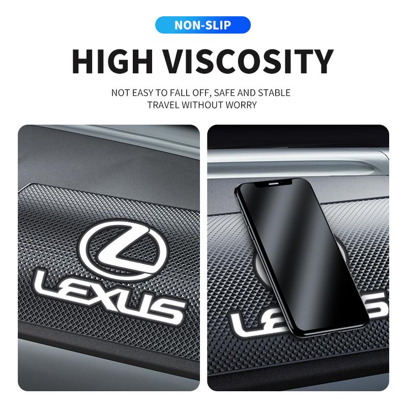 Car Styling Anti-Slip Mat Silicone Dashboard Non-Slip Pad For Lexus F SPORT GX460 Ct200h IS250 ES 220D IS200 Fsport GS GX IS LS