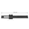 Aluminum Alloy Adjustable Slide Stop Ruler Slide Stop Precision Pocket Ruler  For Engineers