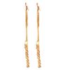 Earrings Tarnish-resistant Elegant Alloy Women Elegant Cocktail Rhinestone Earrings for Party