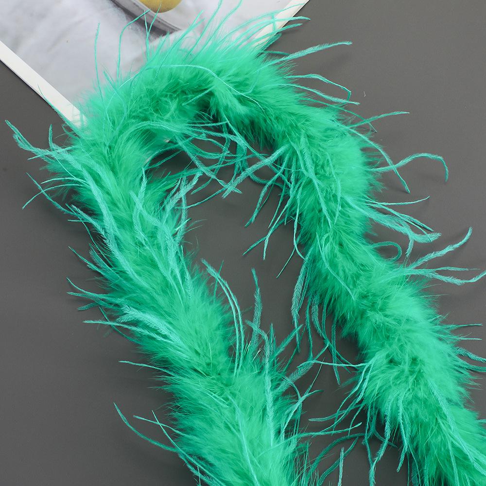 Strisce di Piume di Struzzo Colorate per Costumi da Ballo Fai-da-Te e Accessori
