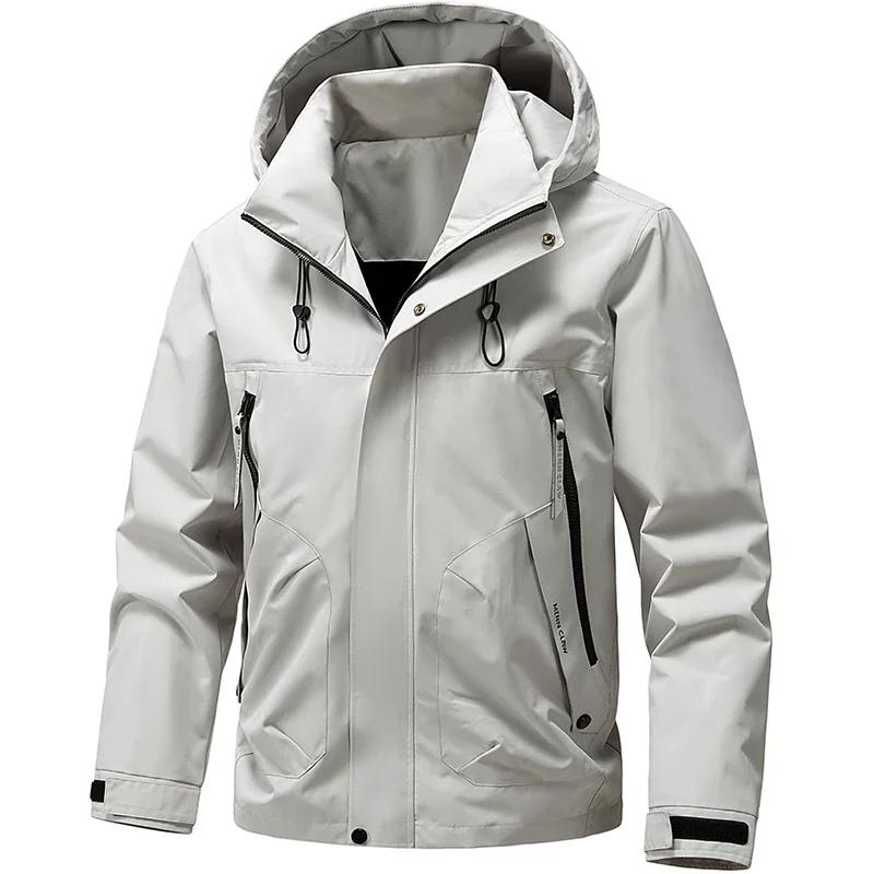 Chaquetas de Senderismo Impermeables Unisex Cortavientos Rompevientos Hombres Mujeres Camping Pesca Trekking Abrigos Antiarañazos