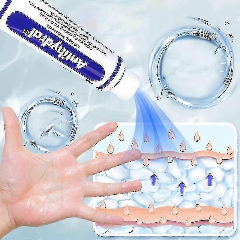 Wasserdichte und nicht reizende Creme-Antitranspirant, sehr gut geeignet für Hyperhidrose und übermäßiges Schwitzen