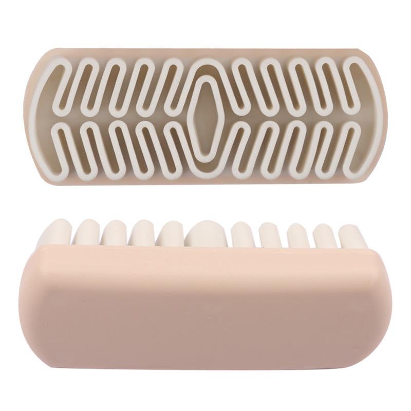 TPR Deerskin Brush Snow Boots Suede Turning Frosted Leather Decontamination Cleaning Brush Leather Shoes Leather Goods Clothes Care Brush