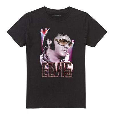 Elvis Presley Unisex Adult 70S Star T-Shirt