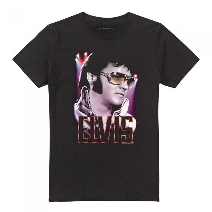 Elvis Presley Unisex Vuxen 70-tals Stjärna T-shirt