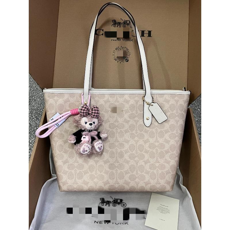 New Classic Old Flower Tote Bag Large Capacity Shopping Bag Shoulder Hand Bag Handbag