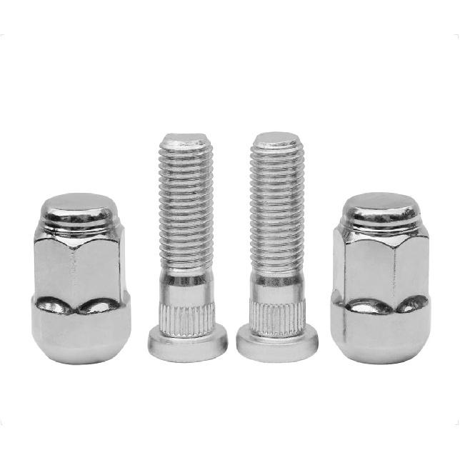 M12X1.50 Chrome Wheel Lug Stud Nut Set Compatible With Honda Odyssey Accord Civic CR-V Clarity Element S2000 Acura Legend CL NSX TLX TSX Pilot
