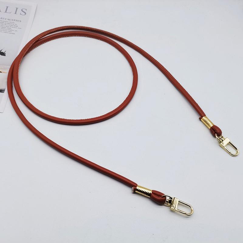 Simple Solid Color Leather Shoulder Crossbody Bag Replacement Strap Anti Lost Phone Chain For Diy Bag Chain Straps