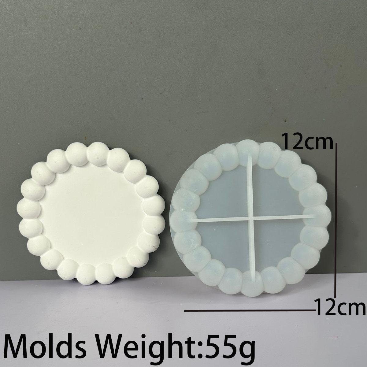

Пузырчатый поднос для хранения Силиконовая форма Сделай сам Смола Гипс Цемент Подарок Форма для литья Круглая Цветок Облако Сердце Форма Подставка Домашний декор