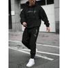 2024 Autumn and Winter Men's Two-piece Sportswear Hooded Casual Pullover Fashionable Casual Sportswear Set