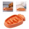 Cat Slow Feeder Prevent Choking 5 Slots Smoothing Anti Slip Durable PP Multifunction Cat Food Bowl