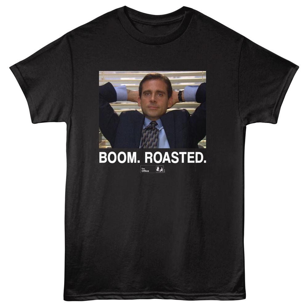 The Office TV Show Michael BOOM Roasted Men s T Shirt S