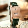 Leather Strap Square Wristwatch Alloy Case Business Watch New Men's Wristwatch  Daily Wear