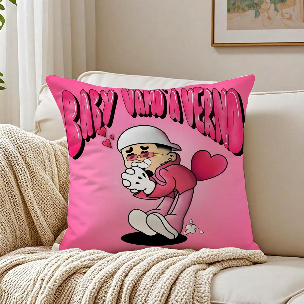 O-Omar Courtz Trendy Idol Cushion Cover Pillowcase Anti-Dustmite Living Room Sofa Decor Cushion Room