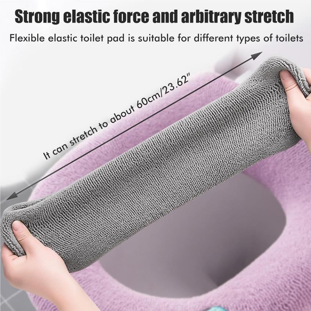 Toilettensitzkissenmatte Langlebig Mehrfarbig Warmhalten
