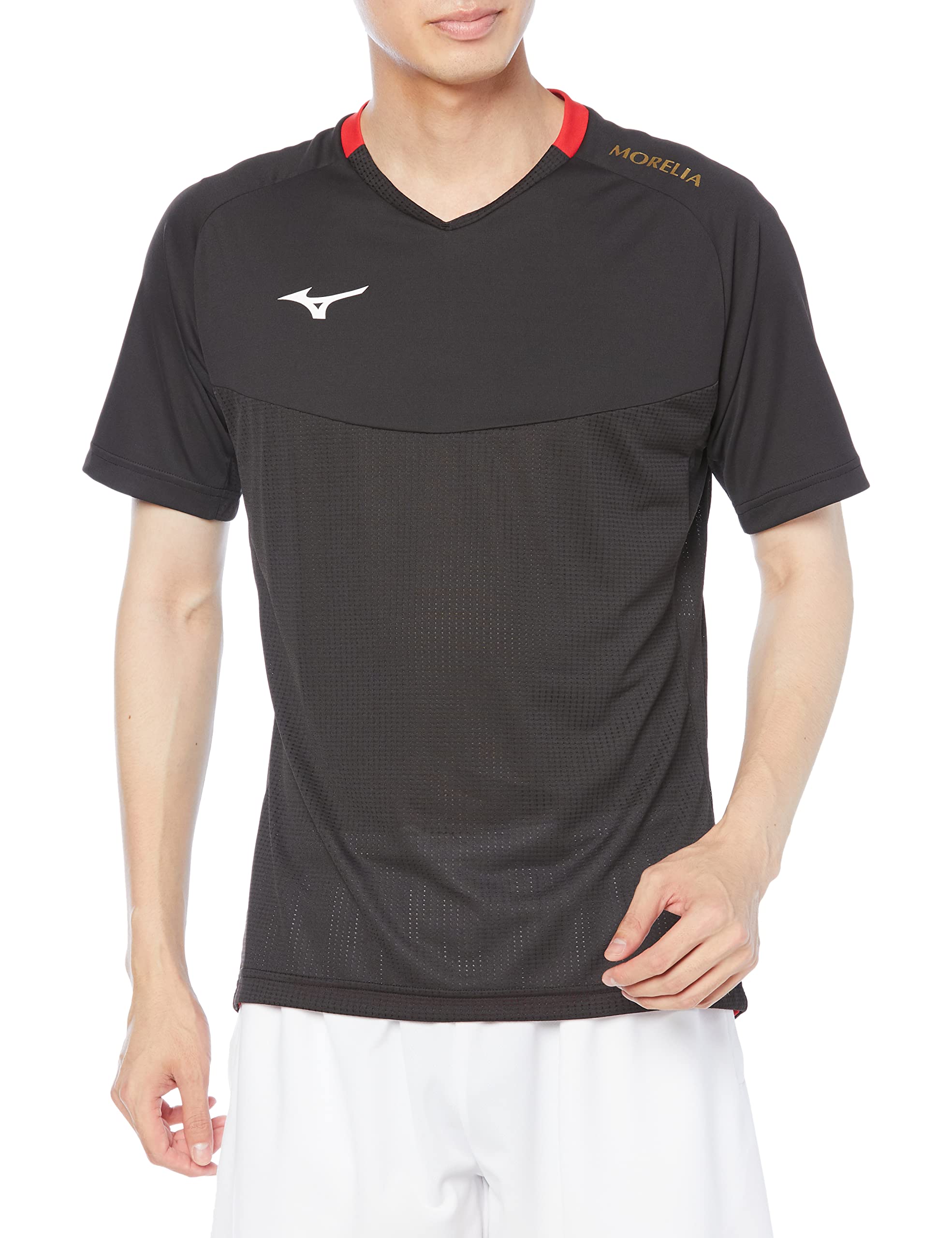 

Mizuno Soccer Wear Hybrid Field Shirt P2MA1002 Size L Black, чёрный