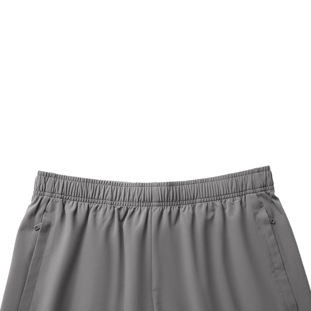Li Ning Fitness Series Casual Minimalist Solid Color Sports Shorts Men Shorts Gray AKSV525-8