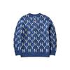 New MLB Old Flower Sweaters Unisex Blue 3AKTM0114-50BLD