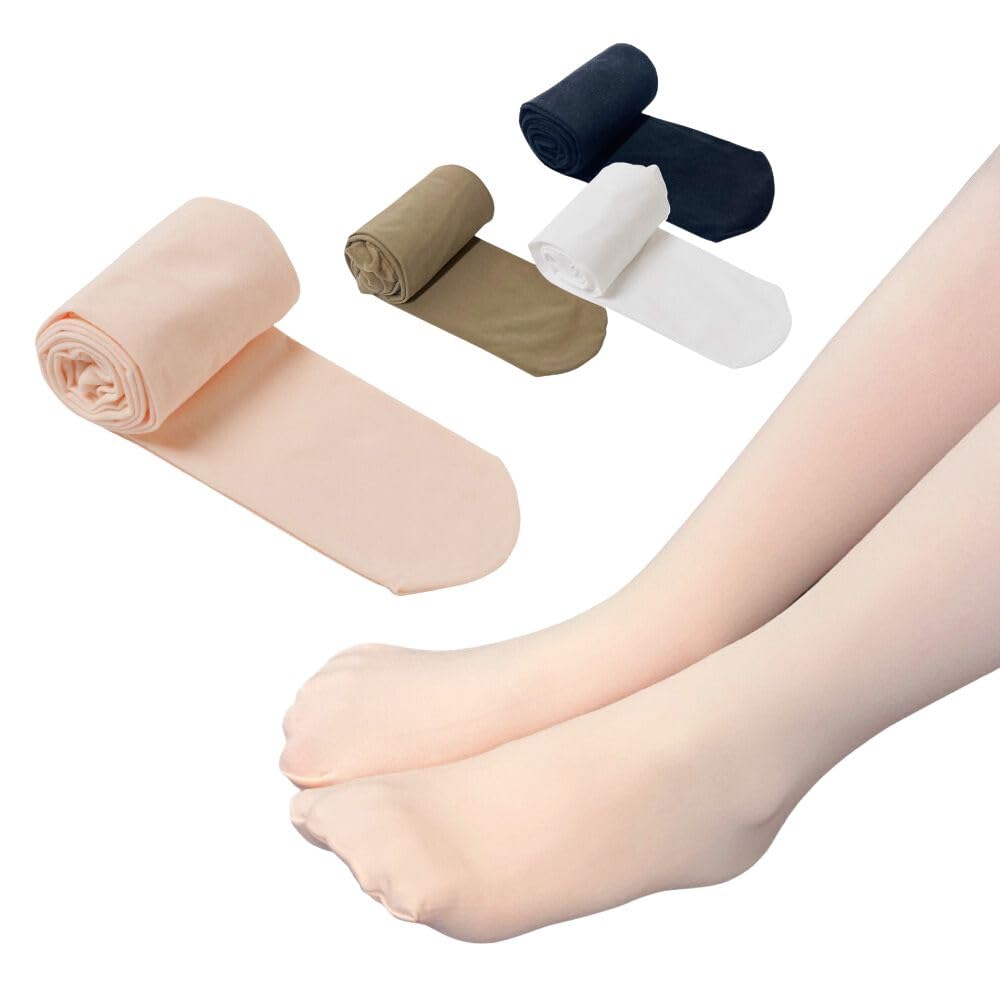 HELFiT Ballet Tights with No for Kids and Adults Size S Hooters, Holes, 60D, Stretchy, Durable, Tear-Resistant, (Light Pink, (110-125cm))