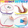 12 Pack Dry Erase Answer Paddles Colorful Handheld Double Sided Paddles