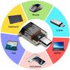 4-1PCS USB C To USB A Male To Female Phone Adapters 120W High-speed Data Transfer Converter for Samsung IPhone 16 15 IPad Tablet