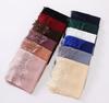 New Muslim Chiffon Hijab With Lace Muslim Scarf Long Shawls Solid Headscarf Wraps Embroidered Lace Muslim Turban Femme Hijab