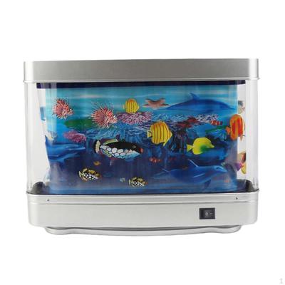 Lampa Akwarium Mood Lampa Nocna Prezenty na Rok Światła Ozdoba do Biura Życia