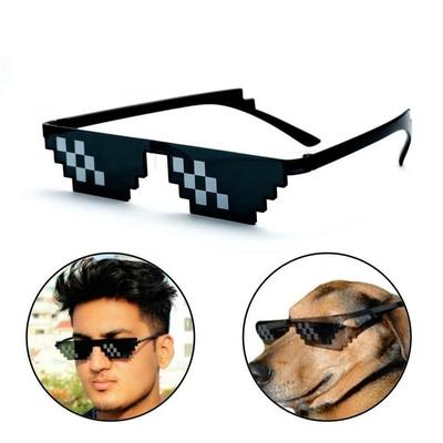 1st Roliga solglasögon Thug Life Glasögon 8 Bit Pixelated unisex solglasögon