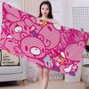 Cartoon G-gloomy Bear Großes Mikrofaser Strandtuch Schnelltrocknendes Handtuch Sandstrandtücher Poolhandtuch für Reise Schwimmbad Yoga