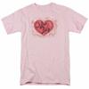 I Love Lucy Classic Logo T Shirt Mens Licensed Classic TV Show Light Pink