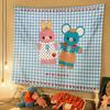 Showa Retro Background Cloth Tapestry for Bedroom  Dorm Decor Photo Backdrop and Wall Covering