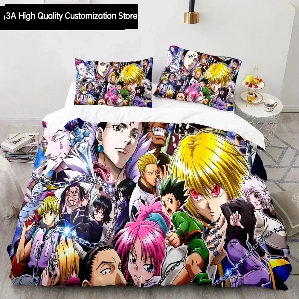 Hunter X Hunter 3D Print Duvet Cover Set Bedding Set Japanese Anime Twin Queen King Quilt Cover Pillowcases Home Decor