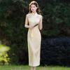 Sleeveless lace national style new Chinese daily Suzhou long cheongsam improved young 1011 new women's high sense