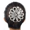 Furling Girls Handmade Balle Elastic Crochet Dancing Bun Net Hair Bun Headwear Pearl Hair Nets