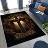 New Pray Jesus Rug for Bedroom Living Room Sofa Home Doormat Decor, Large Kids Play Non-slip Floor Mat