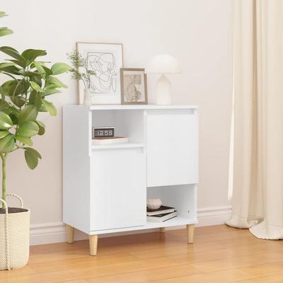 Vidaxl Chest of Drawers, White, 60X35X70 Cm, Wood-based Material
