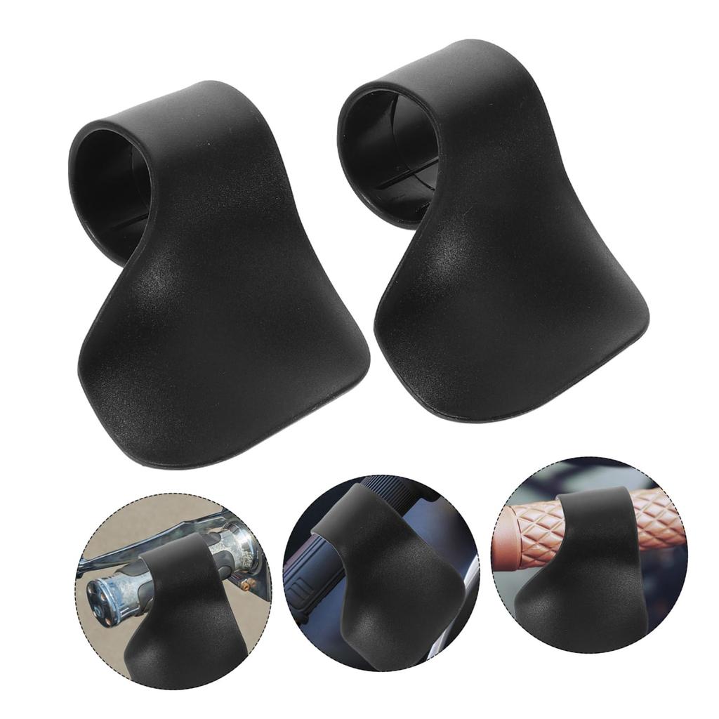 Angoily 2 stk Sykkel Cruisekontroll Pp Svart Sykkelgass Sykkel Cruiseassistent Sykkelgasslås