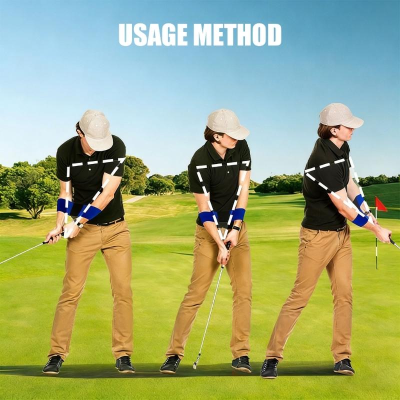 2PCS Golf Wrist Alignment Tools Designed To Boost Swing Consistency And Perfect Your Golf Technique