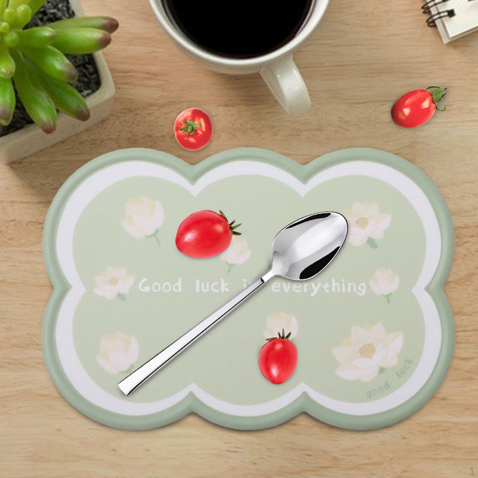 

Car Dashboard Mat Sturdy Non Slip Pad Anti Slide for Electronic Devices Green Small Lotus