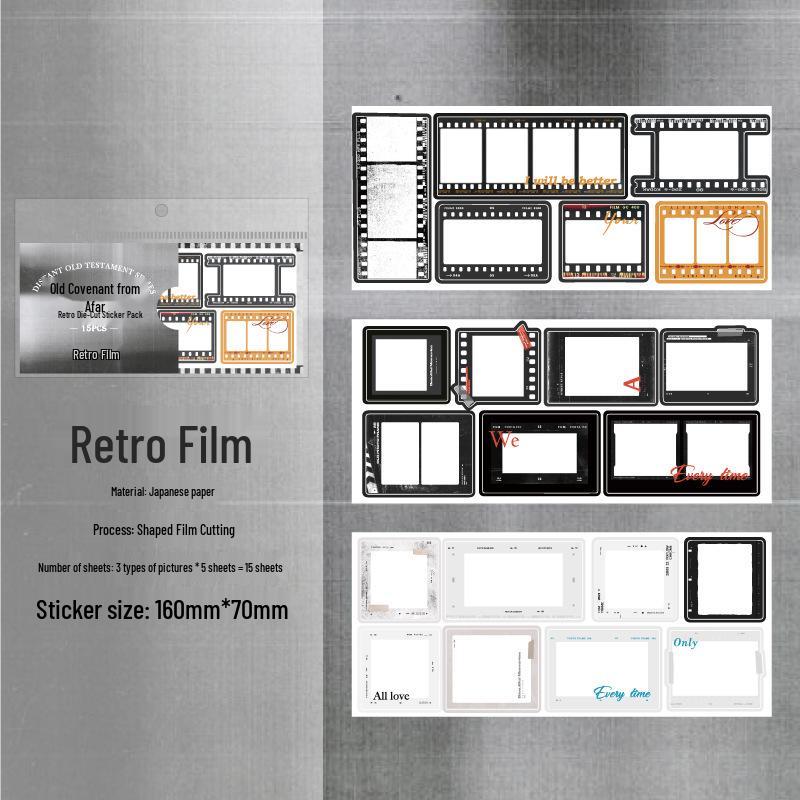 Retro Old Testament Sticker Pack: 15 Sheets in 6 Irregular Shapes