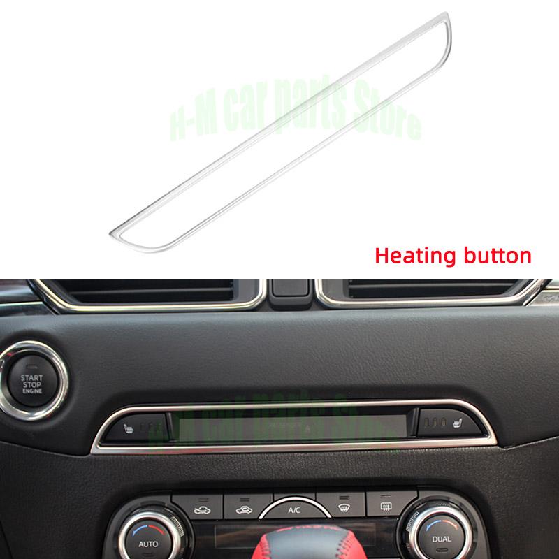 Für Mazda CX5 Zubehör 2017-Auto Center Konsole CD Panel Trim Rahmen Abdeckung Aufkleber Innenleisten Auto