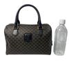 Gebrauchte CELINE Boston Tasche schwarz/braunes Leder Damen