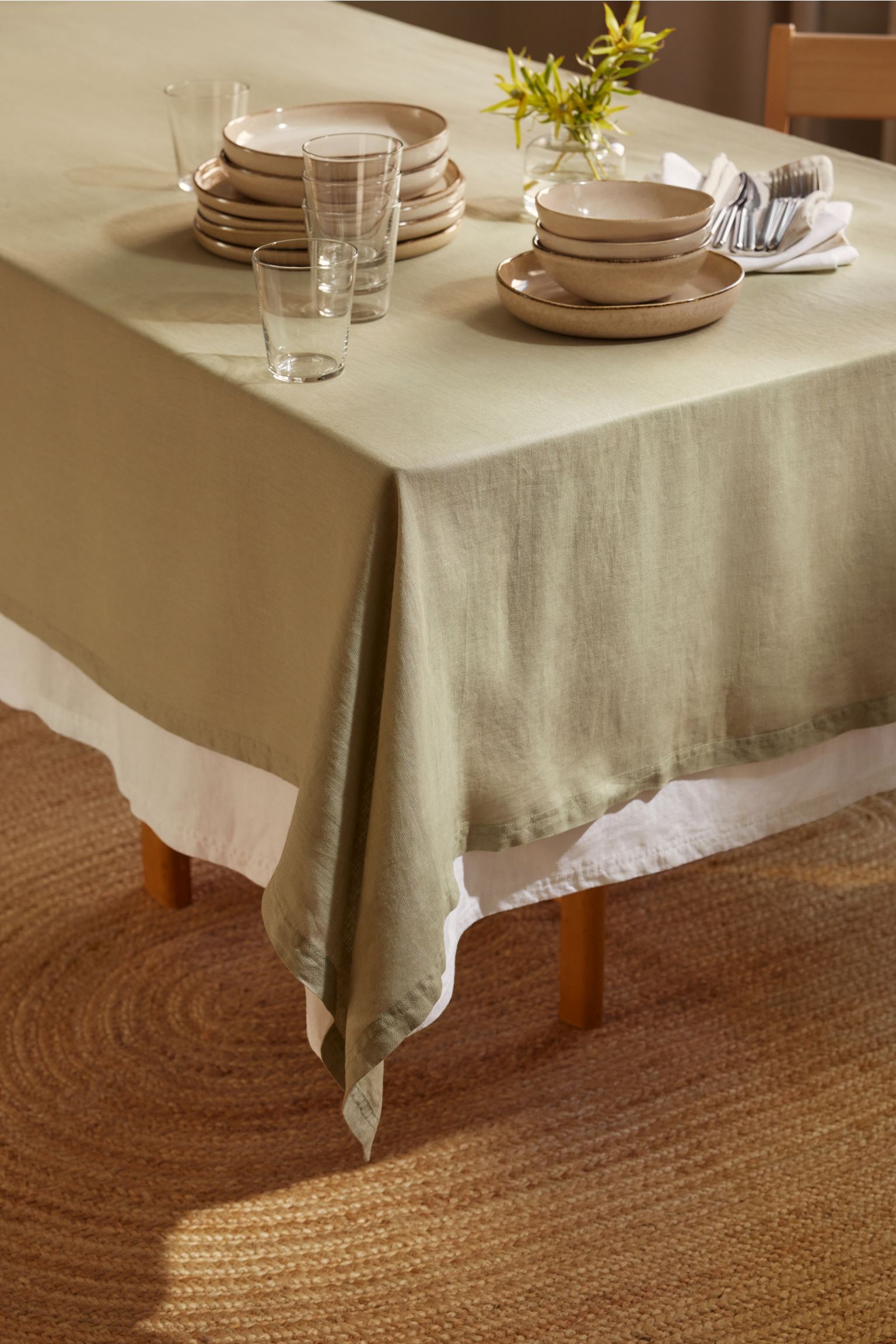 

Скатерть из стираного льна