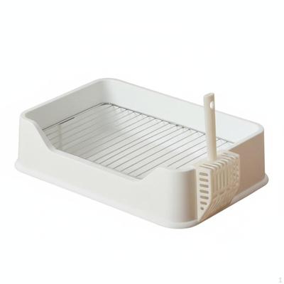 Dog Potty Tray with Grate Easy To Hygienic Pet Keeps Paws Dry for Small Dogs, Young