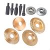 11 Pieces Wood Grinding Polishing Wheel Rotary Disc, Shaping Discs with Reducing