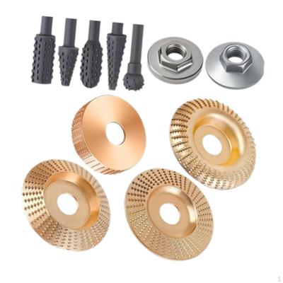 11 Pieces Wood Grinding Polishing Wheel Rotary Disc, Shaping Discs with Reducing